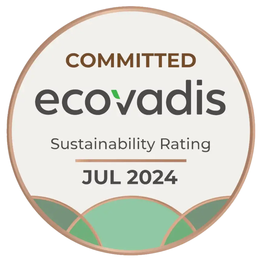 Committed Ecovadis Sustainability Rating Jul 2004